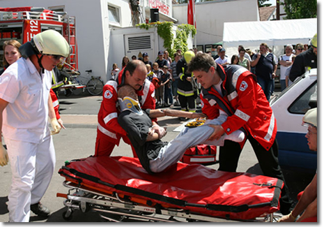 Dieses Bild entstand bei der Feuerwehrübung in Klein-Zimmern am 20.05.2007